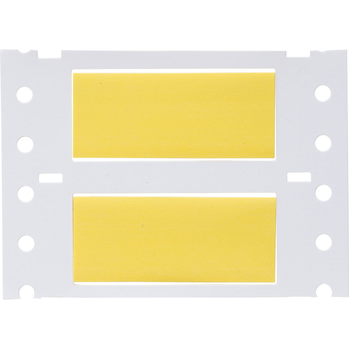 PermaSleeve Low Smoke Zero Halogen Heat Shrink Labels, 1/2" Dia, for 3" Core Printers - 2", Yellow