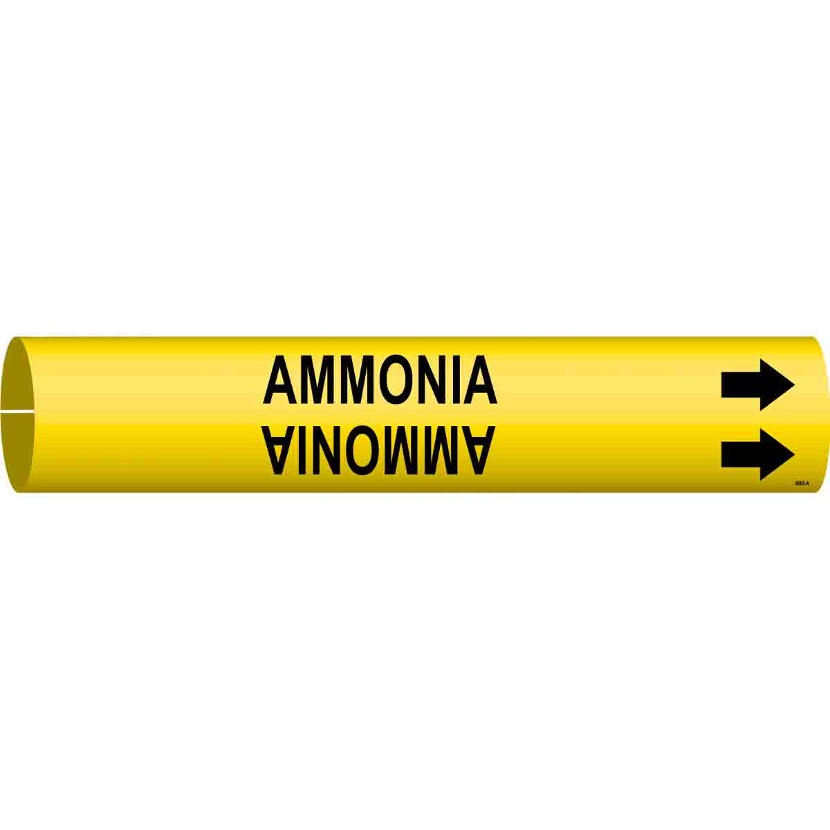 AMMONIA Snap-On Pipe Marker
