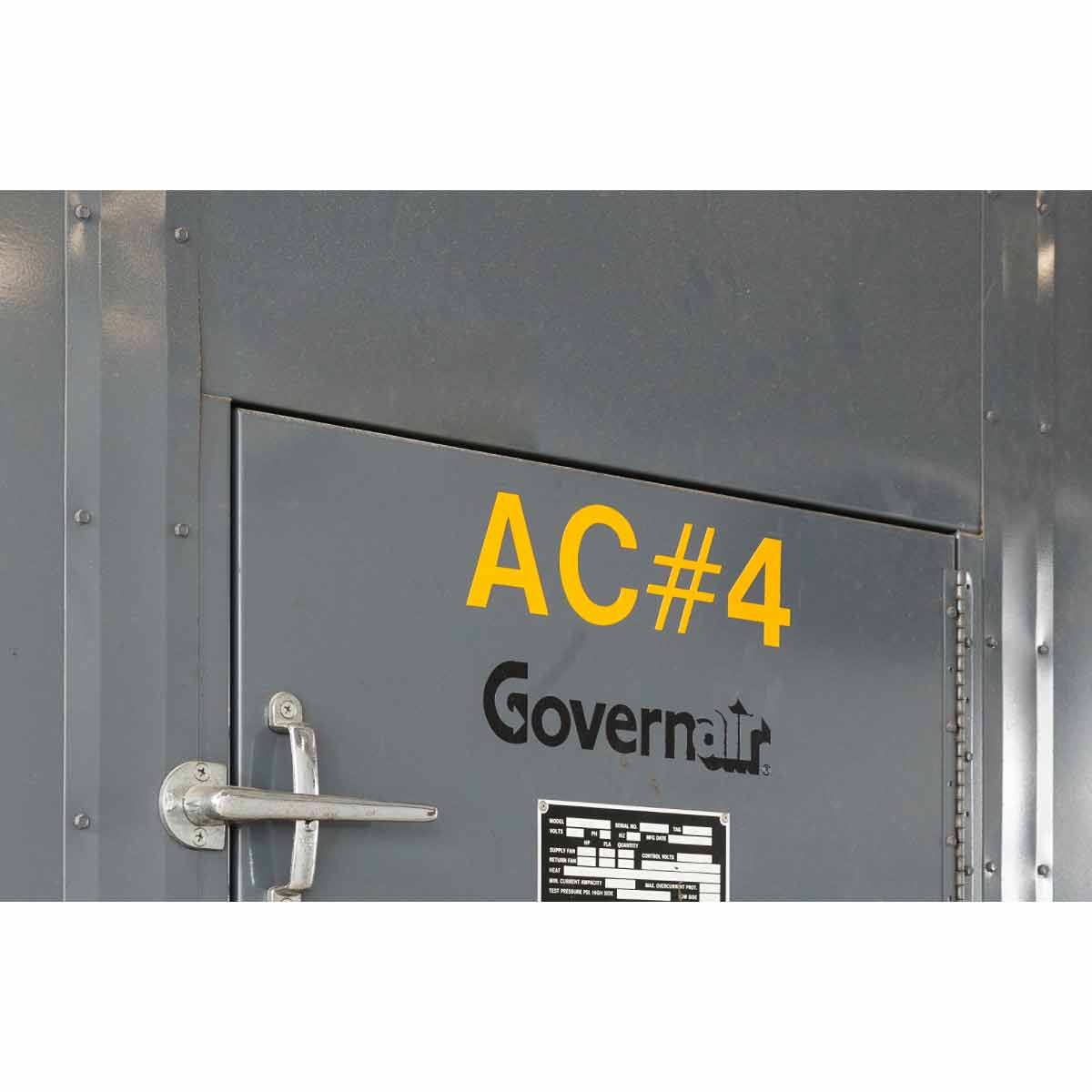 4" Yellow Gothic Font Quik-Align Self-Spacing Numbers and Letters