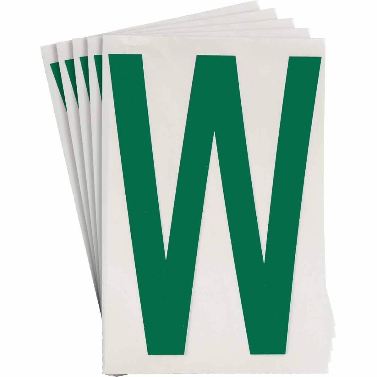 8" ToughStripe Green Numbers and Letters