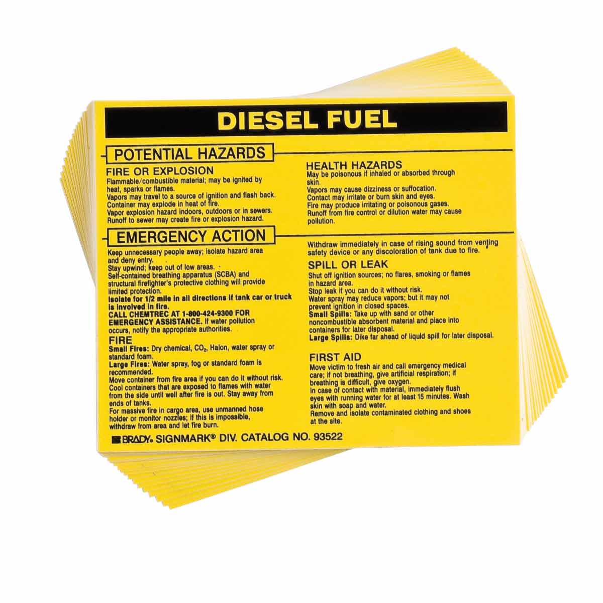 DIESEL FUEL Labels