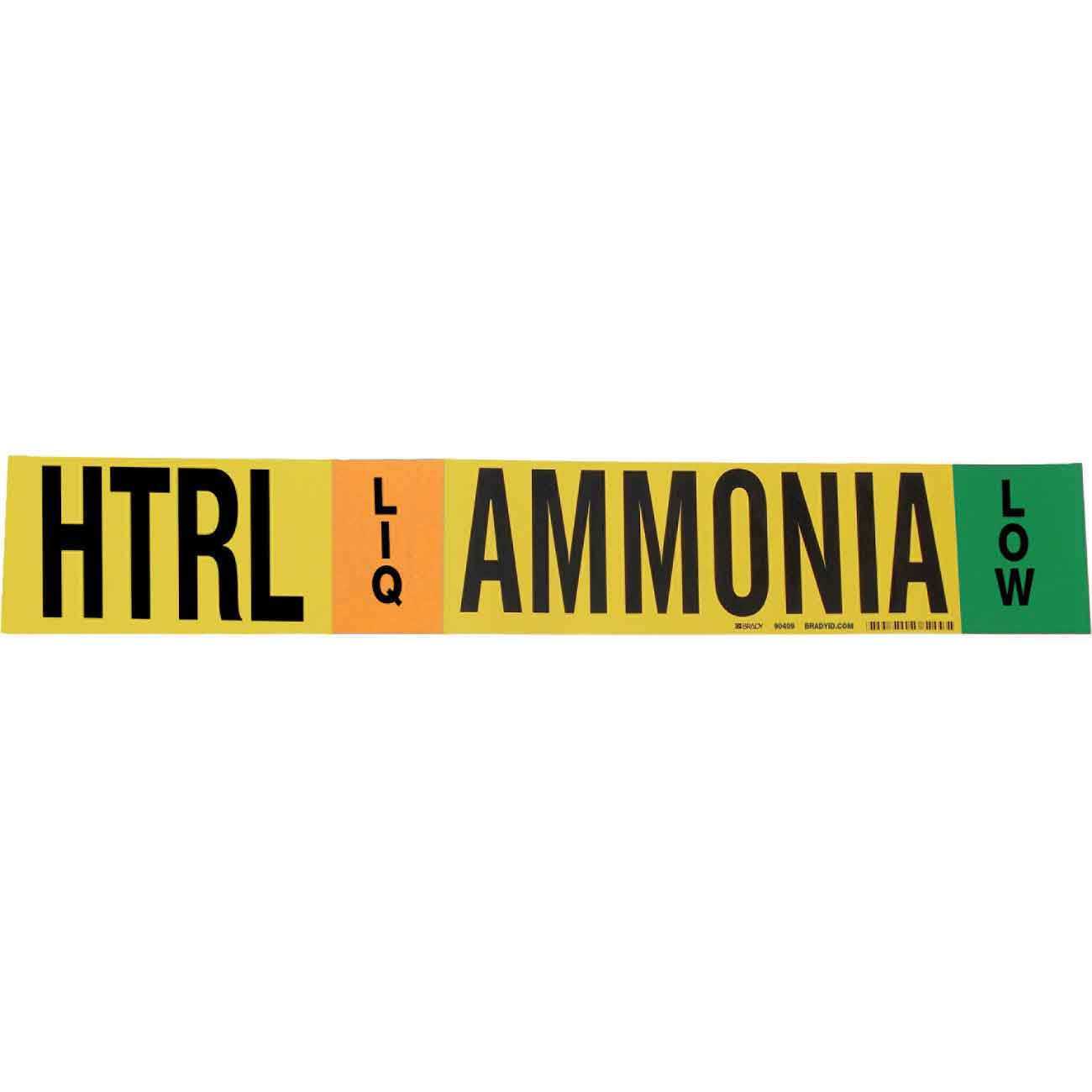 HTRL LIQ AMMONIA LOW Pipe Marker