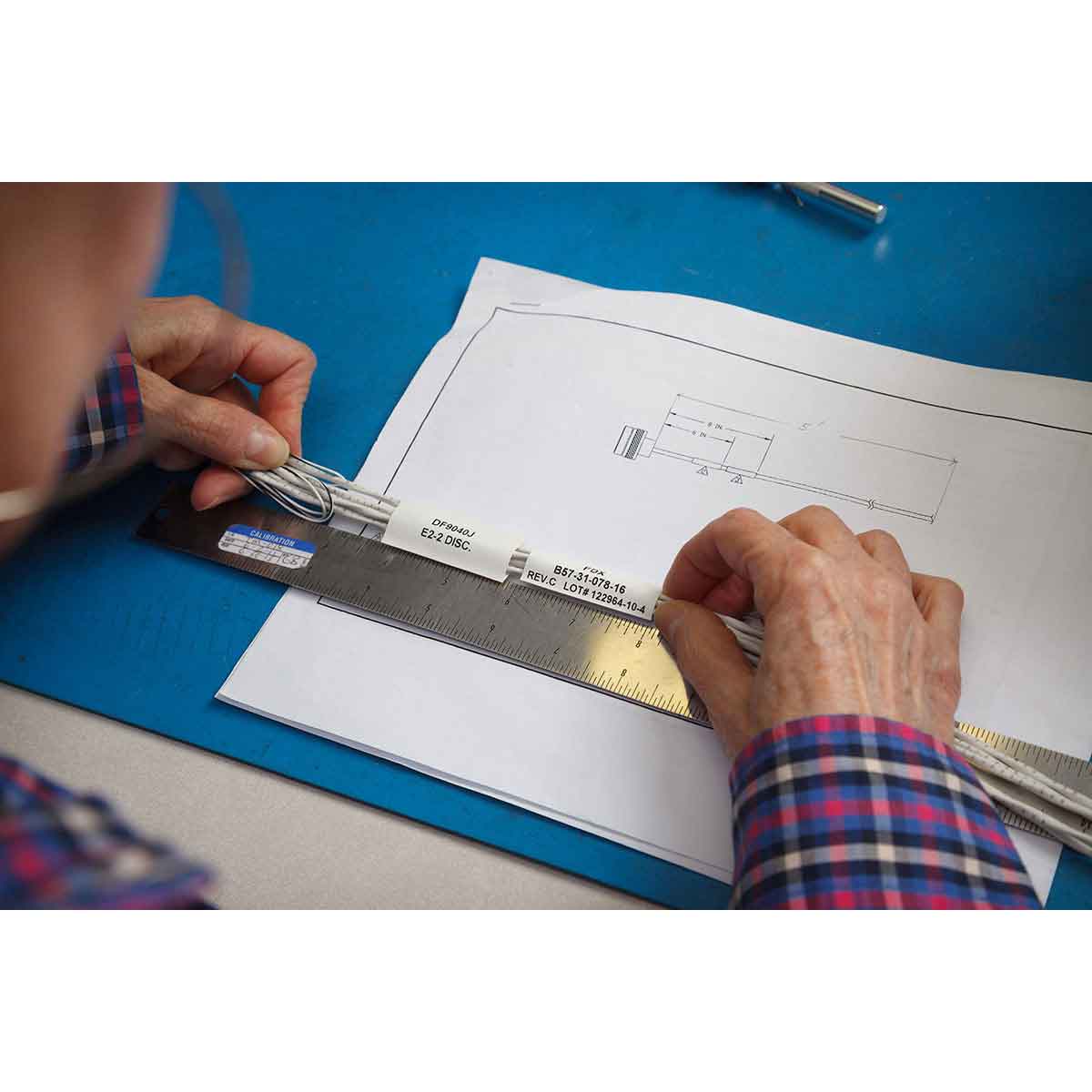 3" Core PermaSleeve Heatex Polyolefin 1" to 1.9" Diameter Wire Marking Sleeves