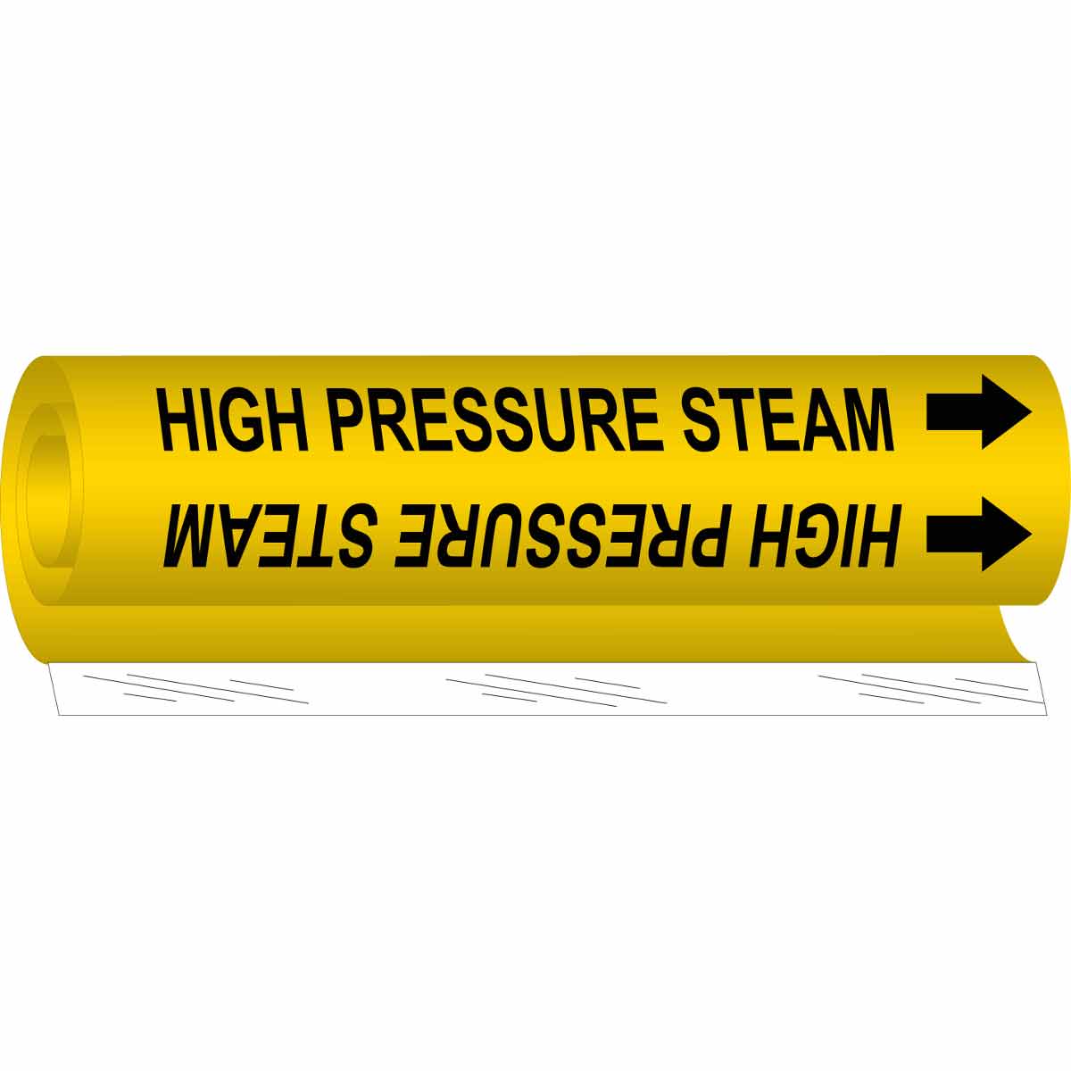 HIGH PRESSURE STEAM High Performance Pipe Marker