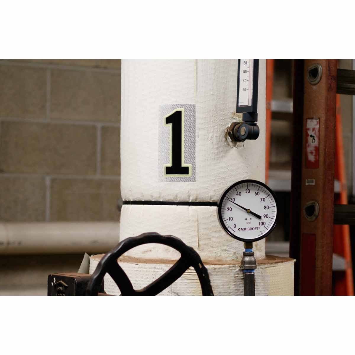 3" Glow in the Dark Ultra Reflective Numbers and Letters