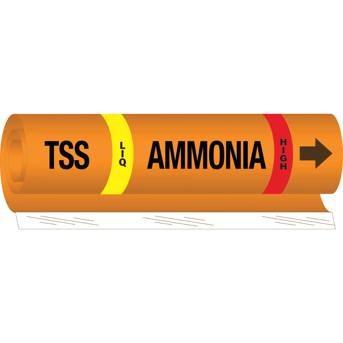 TSS LIQ AMMONIA HIGH Pipe Marker