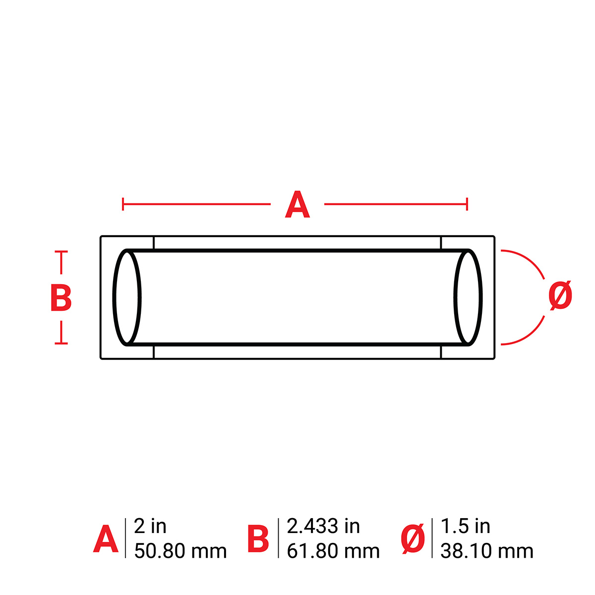 3" Core PermaSleeve Heatex Polyolefin 0.75" to 1.4" Diameter Wire Marking Sleeves