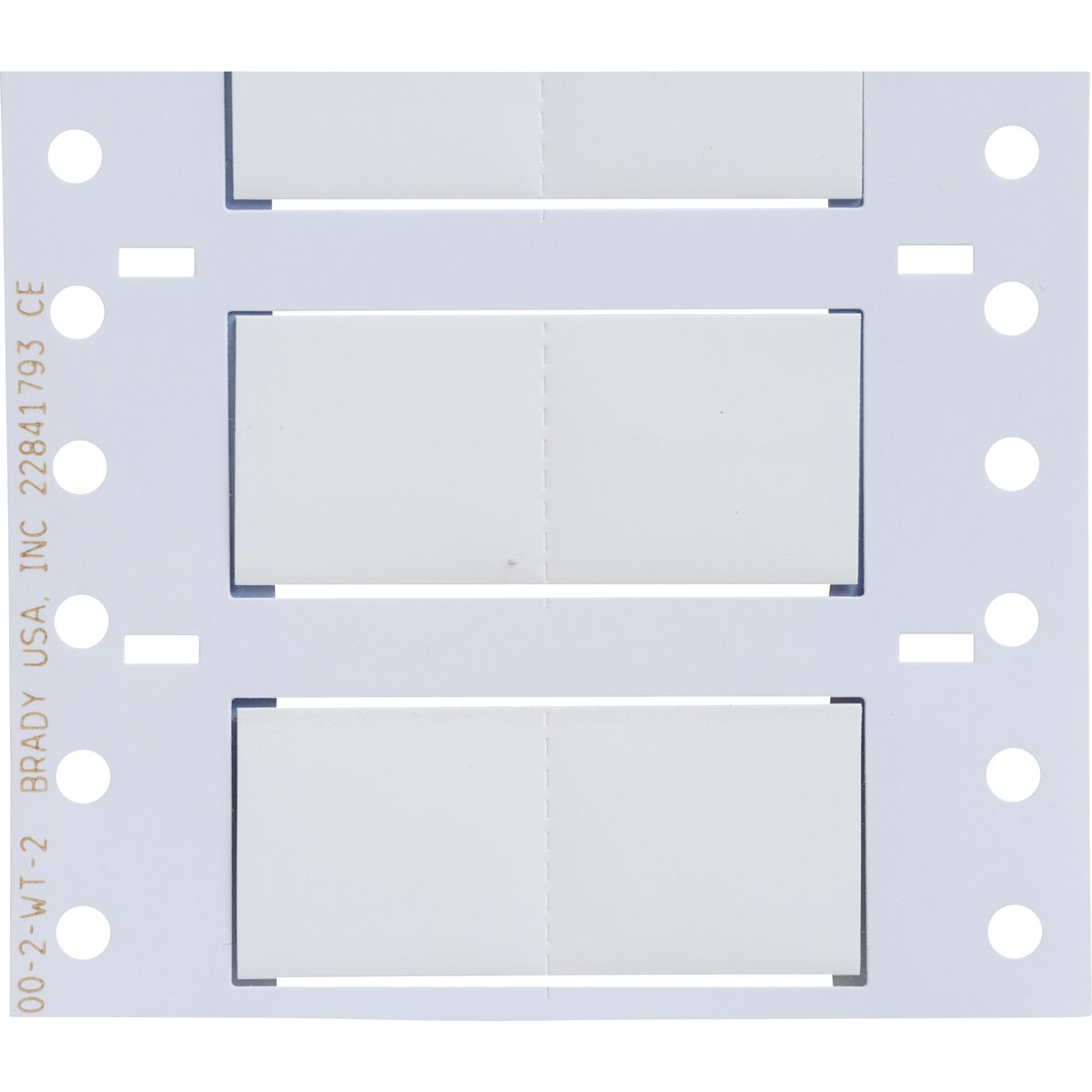 PermaSleeve Heat Shrink Wire and Cable Labels, 1/2" Dia, for 1" Small Core Printers - 1", White 4 PermaSleeve Heat Shrink Wire and Cable Labels, 1/2" Dia, for 1" Small Core Printers - 1", White