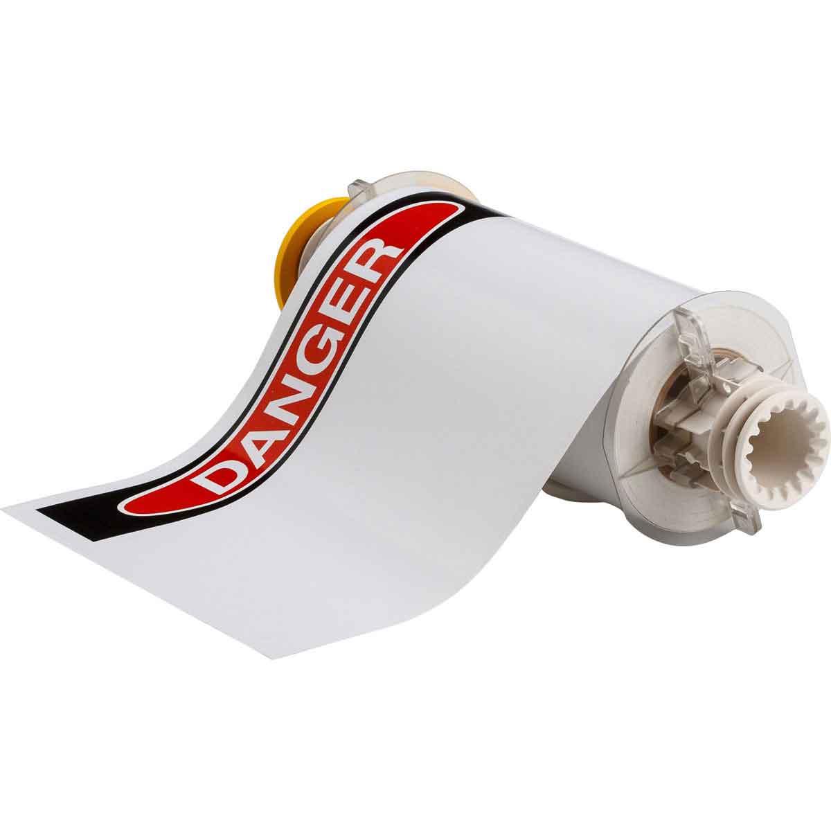 All Weather Permanent Adhesive Vinyl Labels for BBP85 Printer - 7" x 10", OSHA DANGER Header