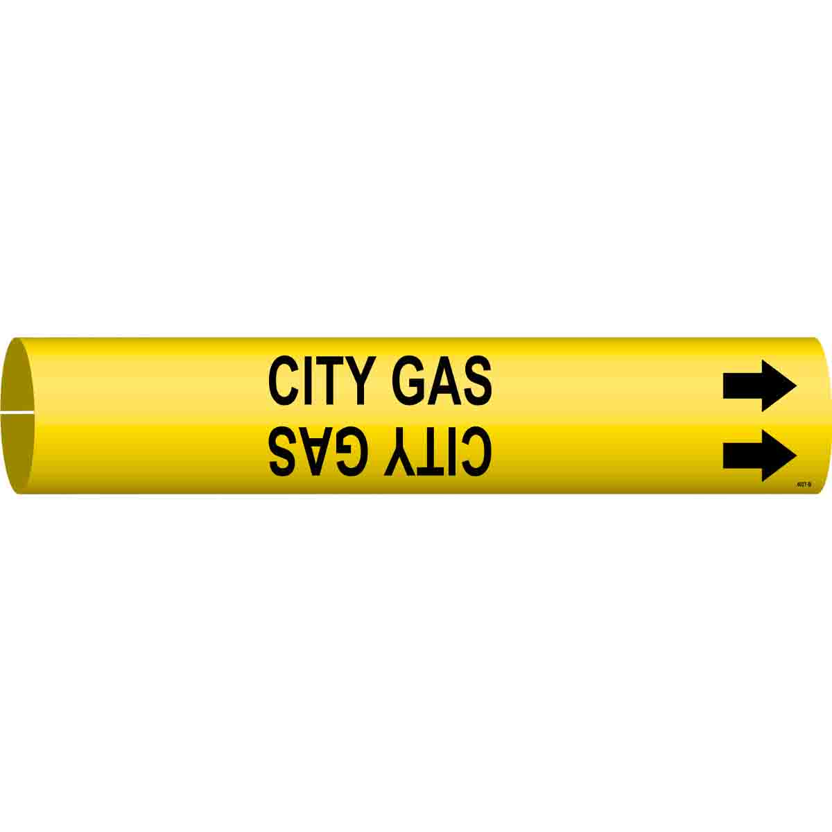CITY GAS Snap-On Pipe Marker