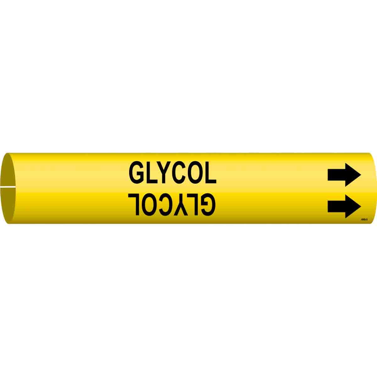 GLYCOL Snap-On Pipe Marker