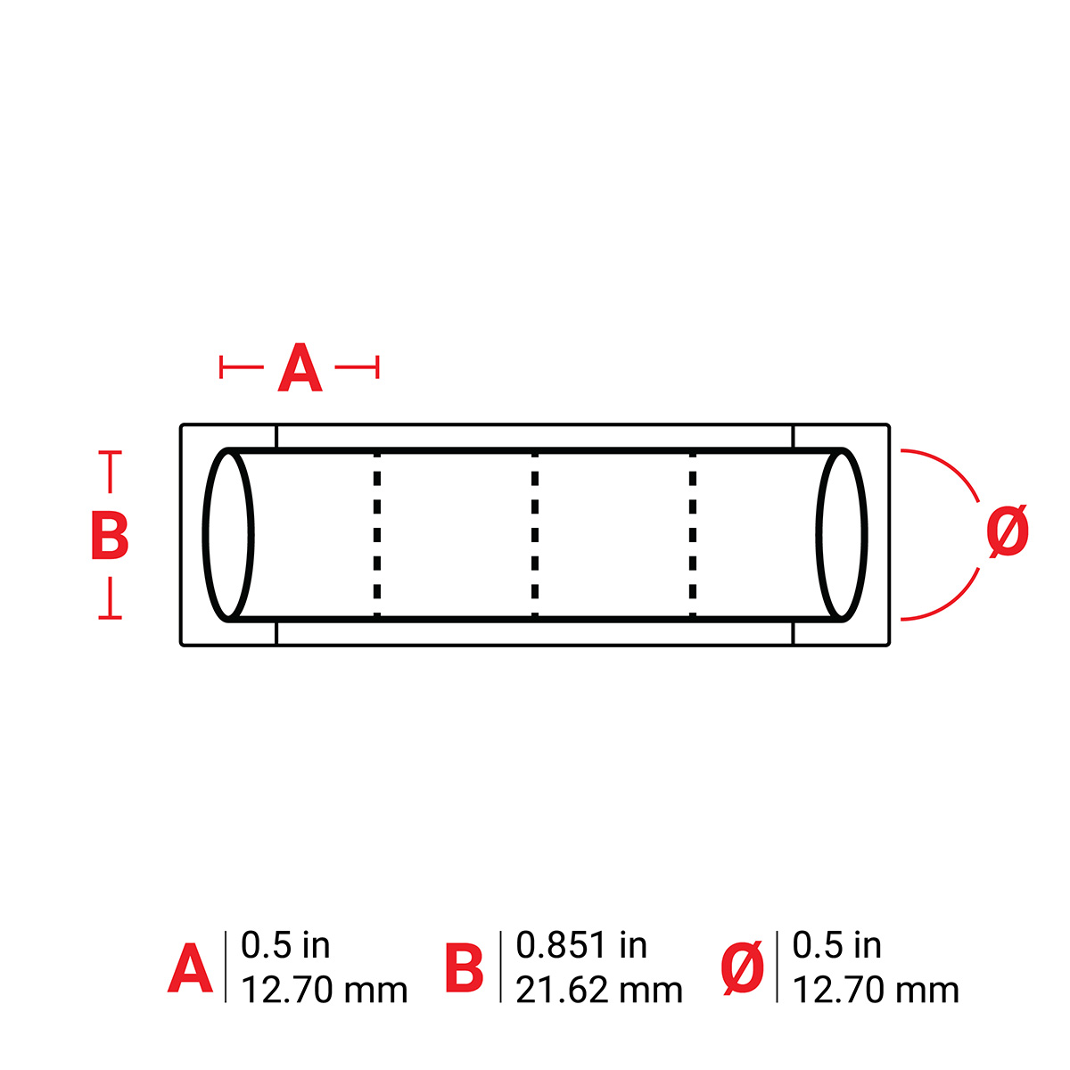 3" Core PermaSleeve Heatex Polyolefin 6 to 1 Gauge Wire Marking Sleeves