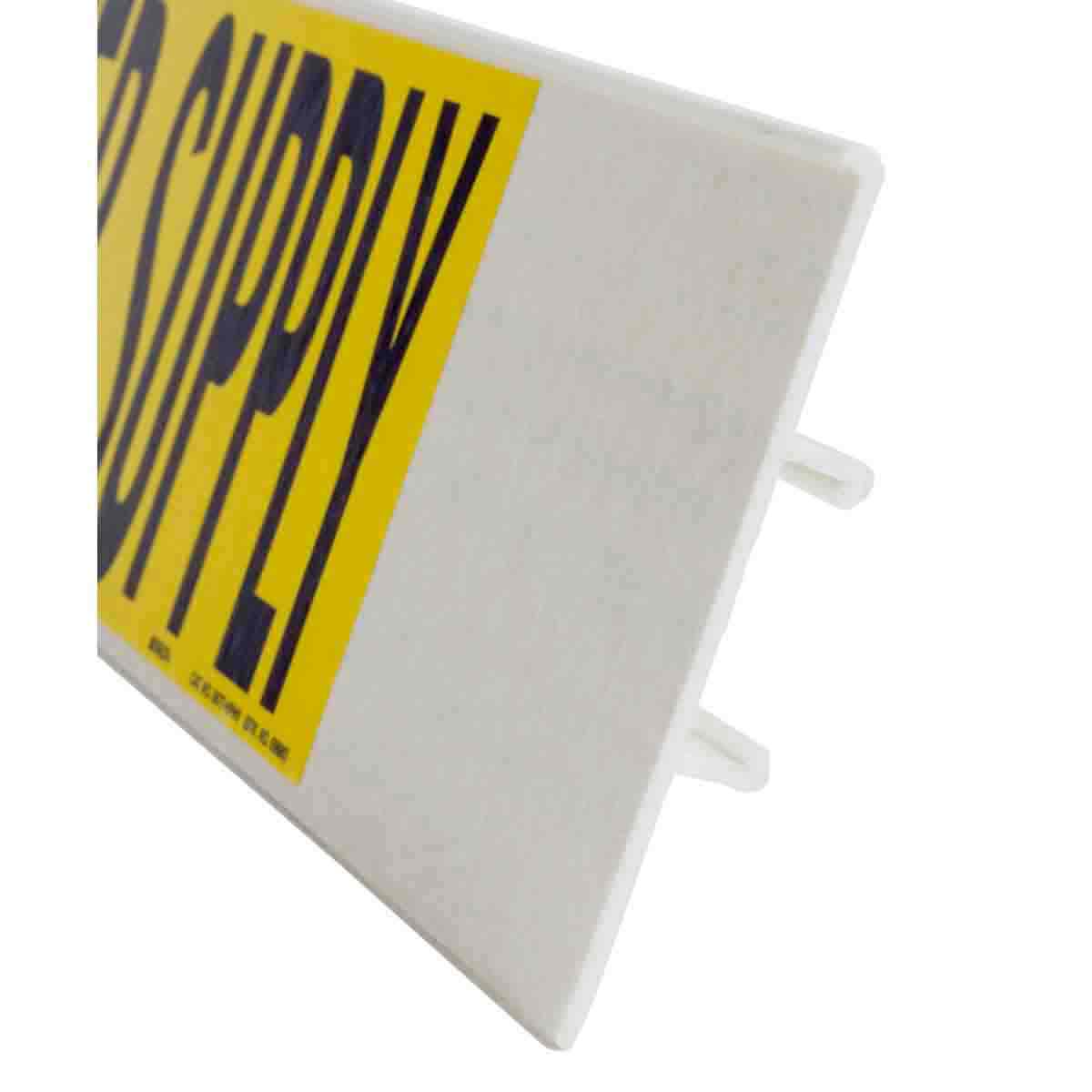 DOMESTIC HOT WATER RETURN High Performance Pipe Marker