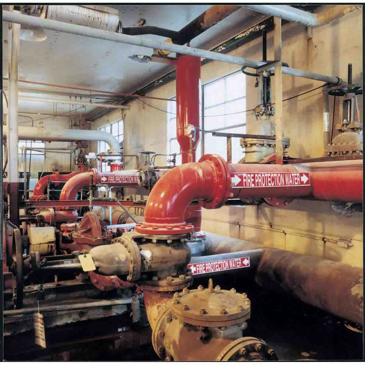 DOMESTIC HOT WATER RETURN High Performance Pipe Marker