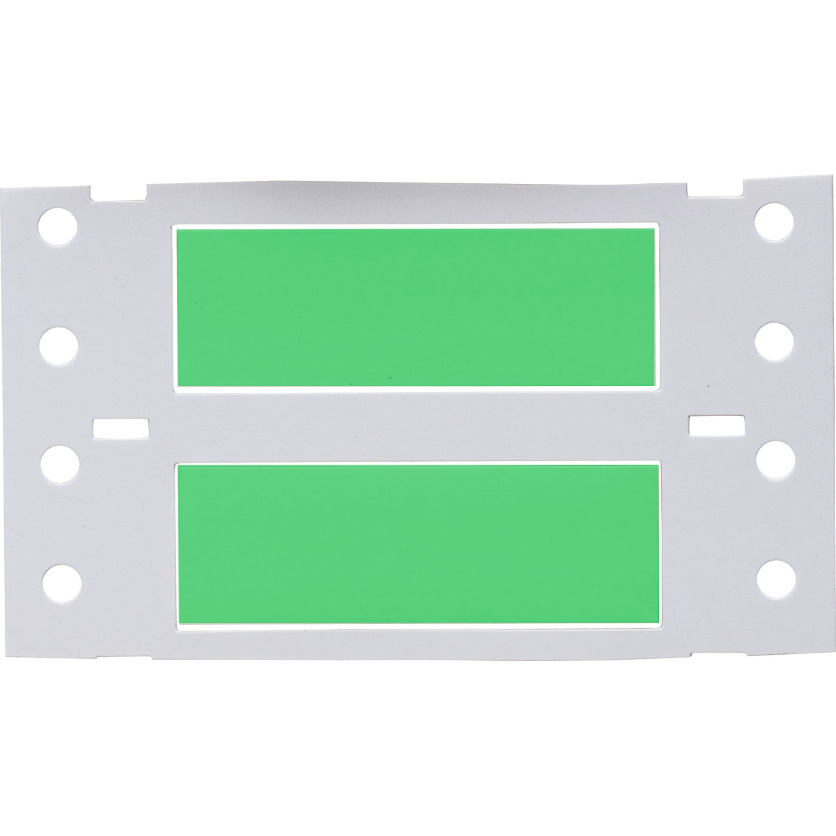 PermaSleeve Heat Shrink Wire and Cable Labels, 1/2" Dia, for 3" Core Printers - 2", Green, Double-Sided 4 PermaSleeve Heat Shrink Wire and Cable Labels, 1/2" Dia, for 3" Core Printers - 2", Green, Double-Sided