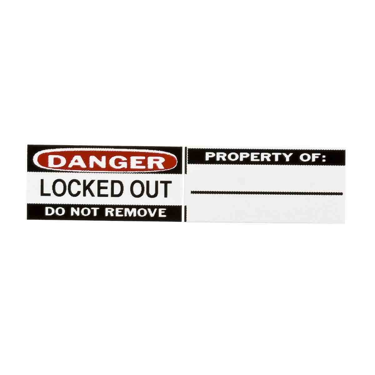 Aluminum Padlock Labels