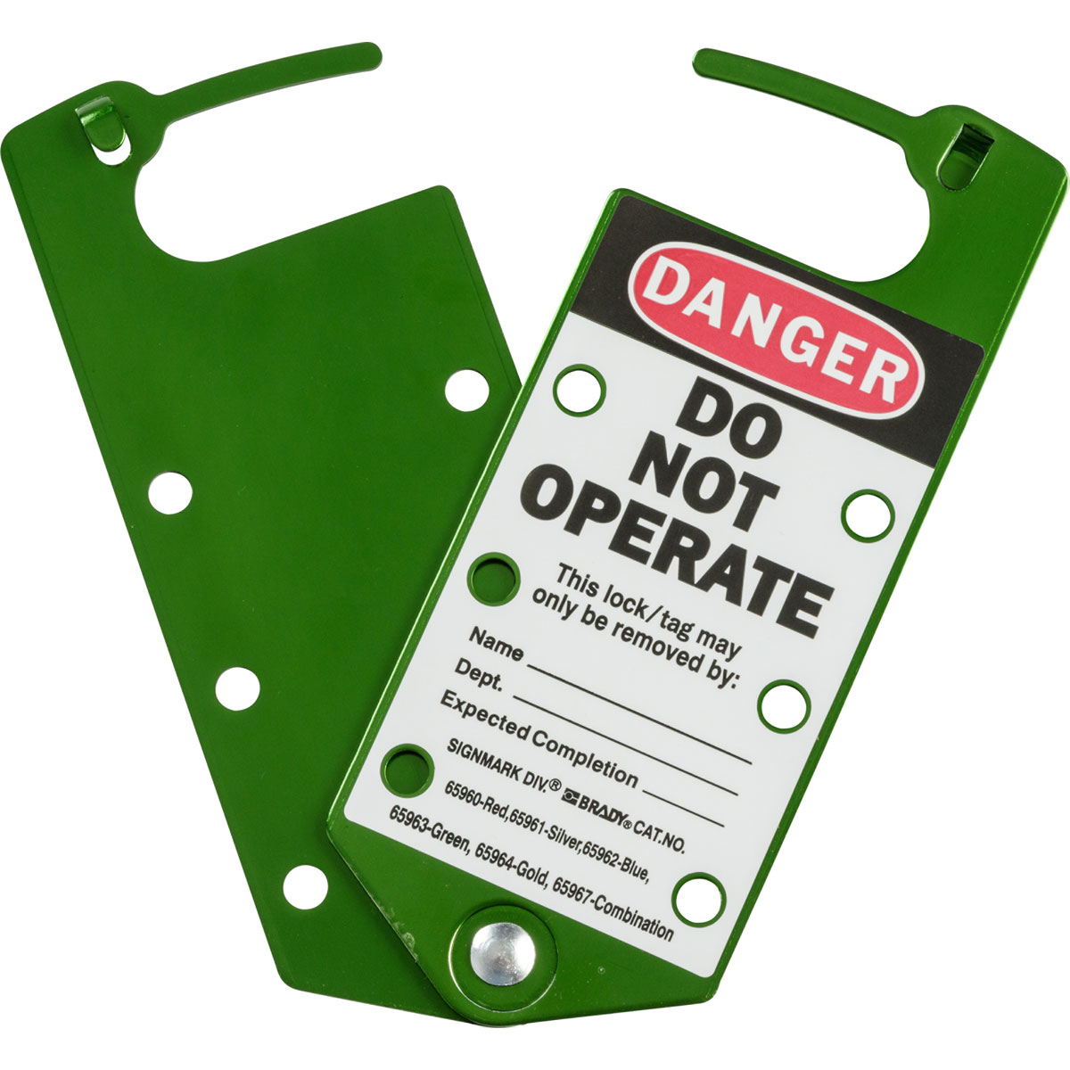 Labeled Lockout Hasps 3 Labeled Lockout Hasps