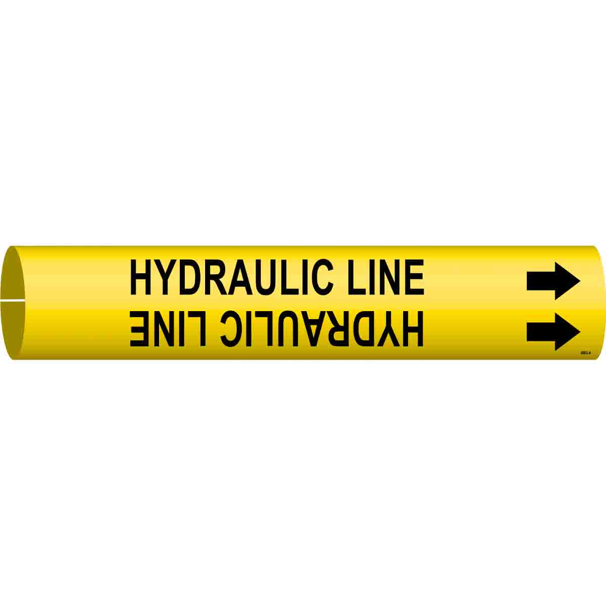 HYDRAULIC LINE Snap-On Pipe Marker