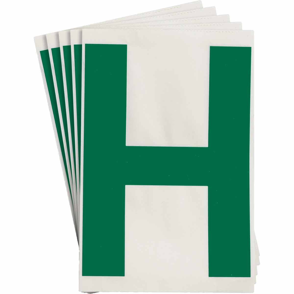 8" ToughStripe Green Numbers and Letters