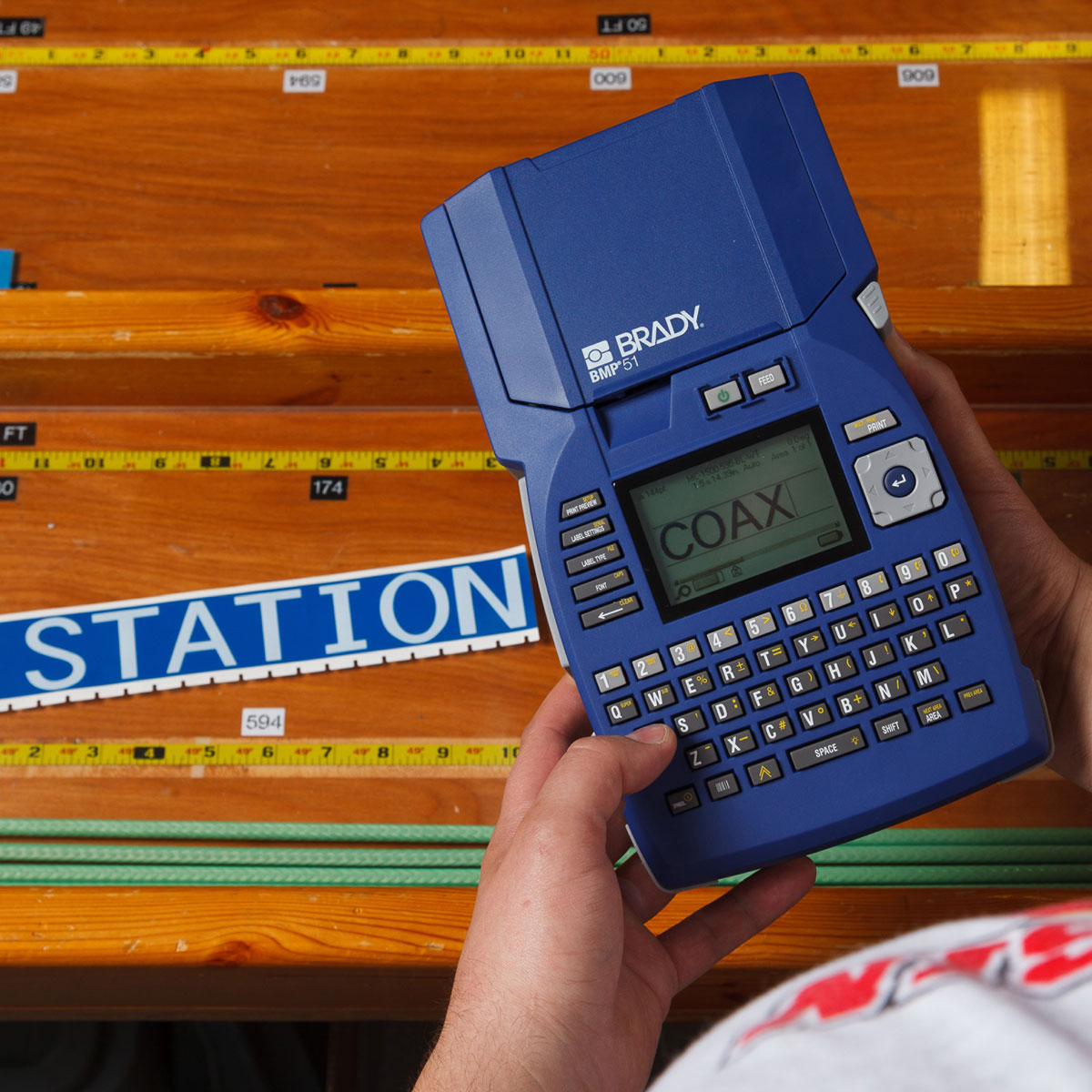 BMP51 Label Printer Kit with Li-Ion Battery and Hard Case