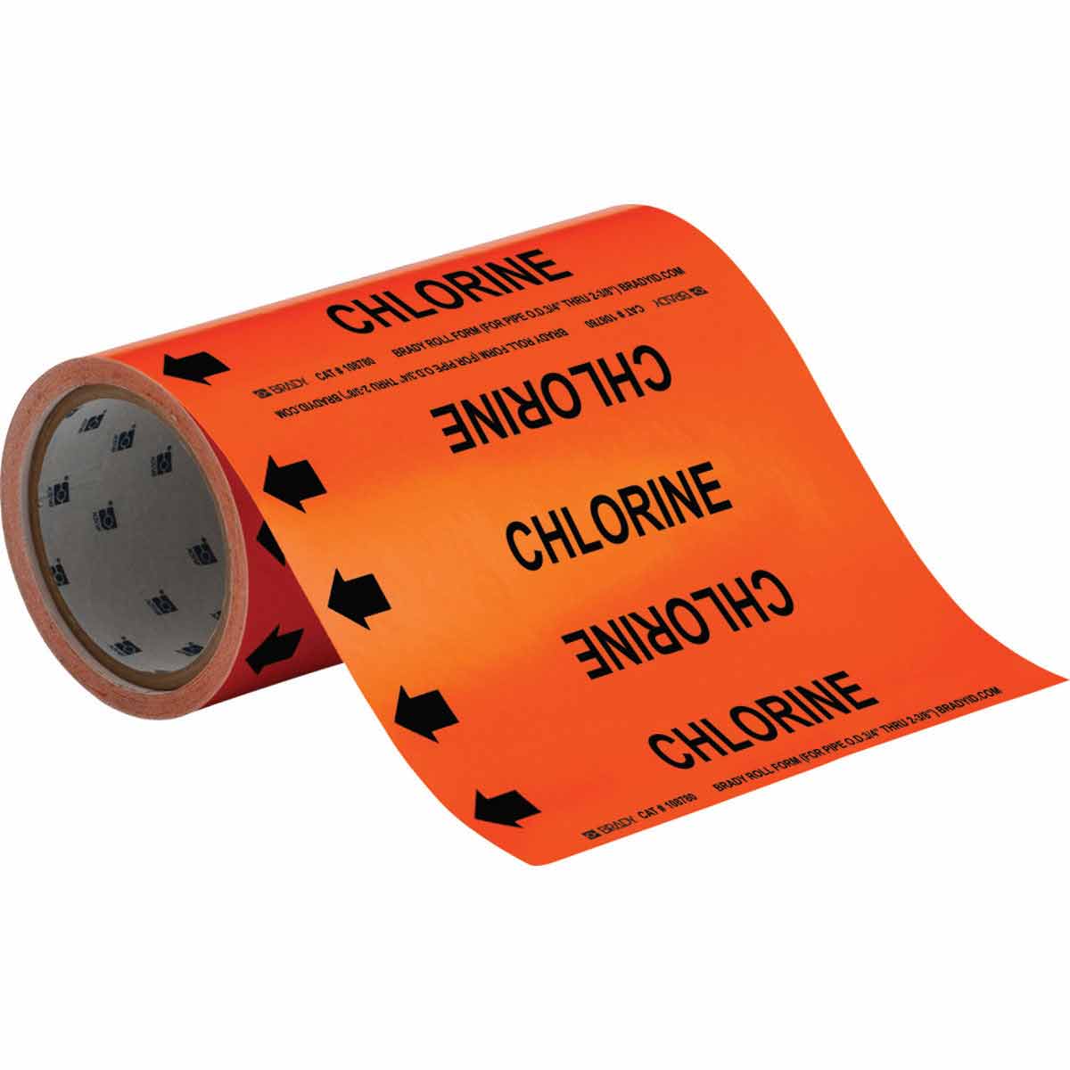 CHLORINE Roll Form Pipe Marker