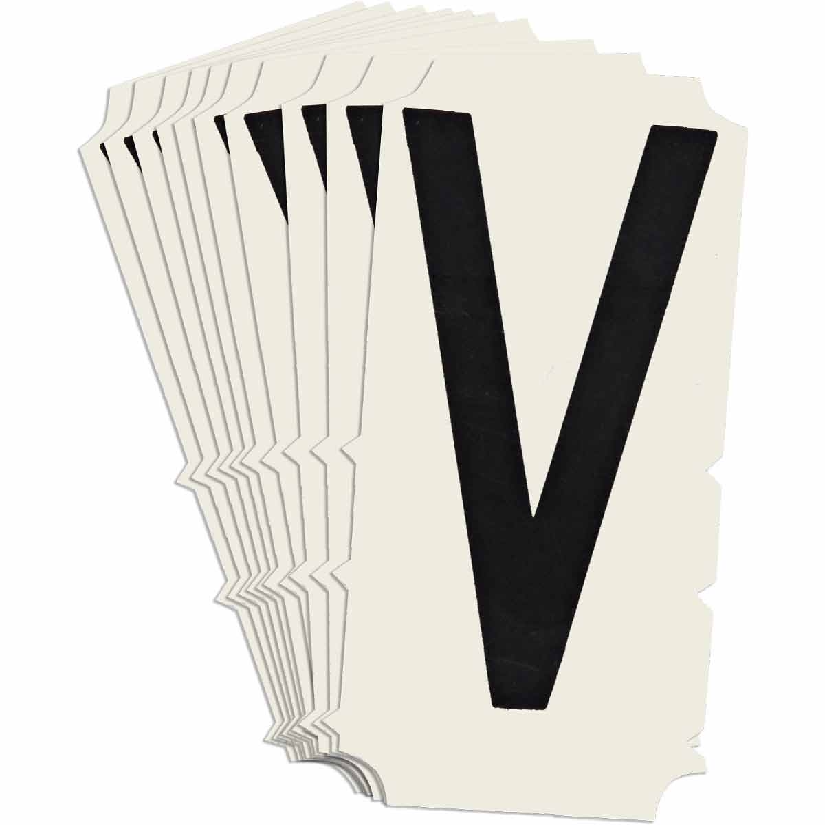 2" Black Condensed Gothic Font Quik-Align Self-Spacing Numbers and Letters