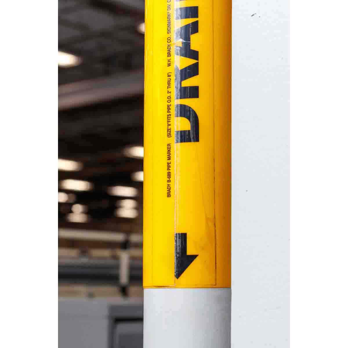 RV VAP AMMONIA HIGH Pipe Marker 4 RV VAP AMMONIA HIGH Pipe Marker