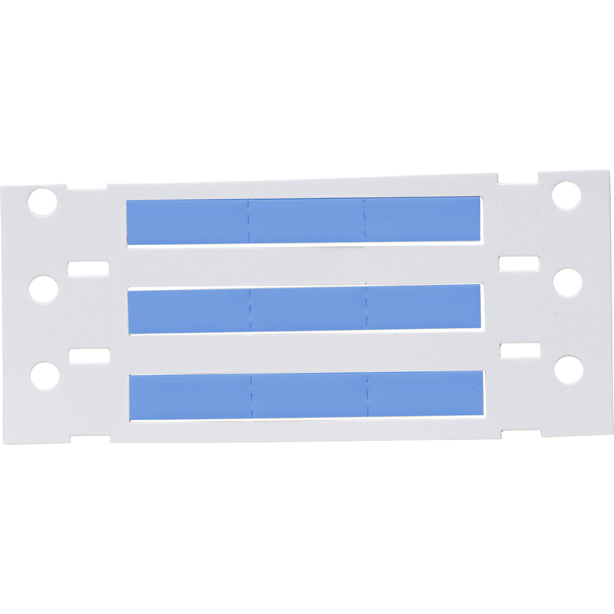 PermaSleeve Heat Shrink Wire and Cable Labels, 1/8" Dia, for 3" Core Printers - 0.67", Blue, Double-Sided 4 PermaSleeve Heat Shrink Wire and Cable Labels, 1/8" Dia, for 3" Core Printers - 0.67", Blue, Double-Sided