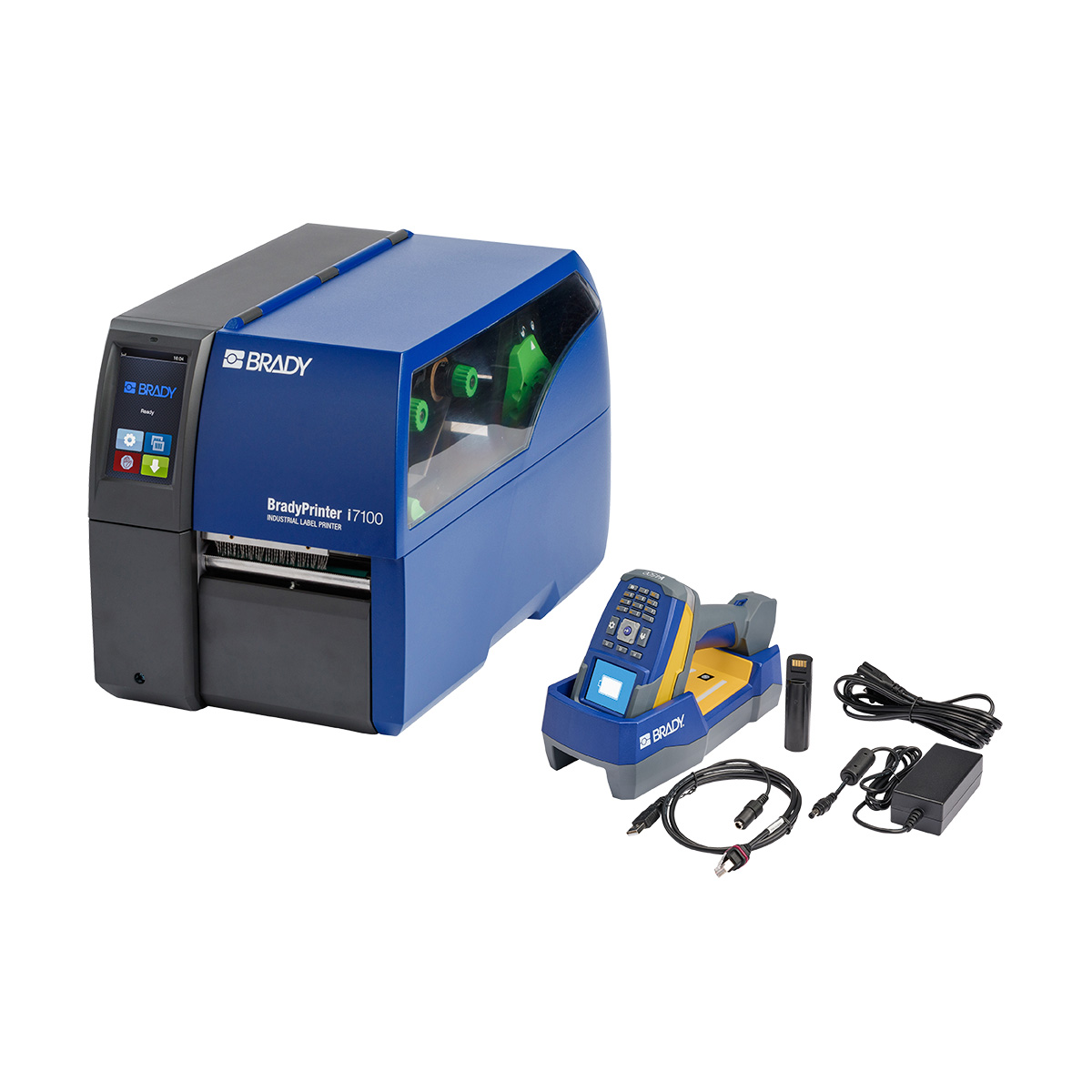 BradyPrinter i7100 with V4500 Barcode Scanner and Software Kit