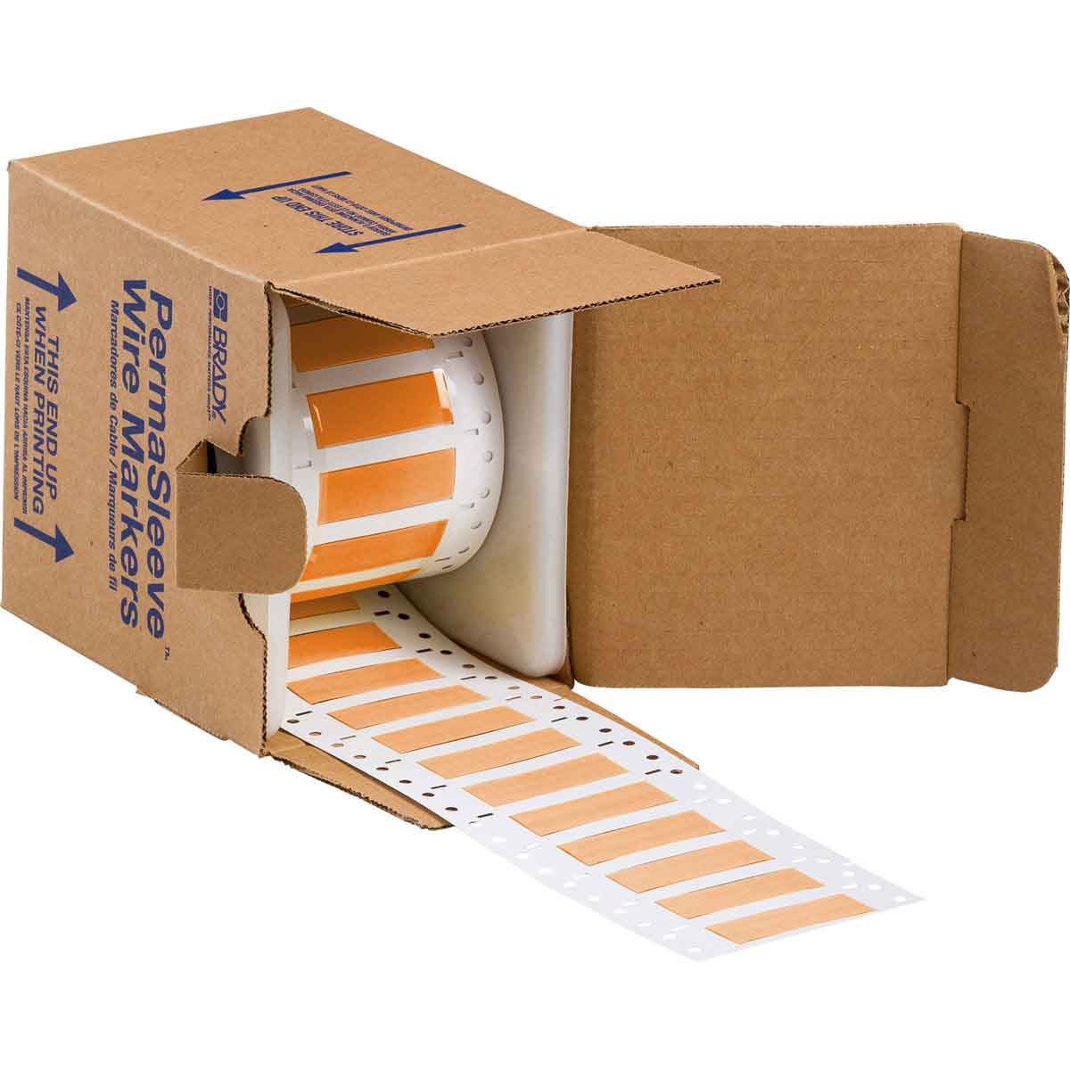 3" Core PermaSleeve Heatex Polyolefin 8 to 4 Gauge Wire Marking Sleeves