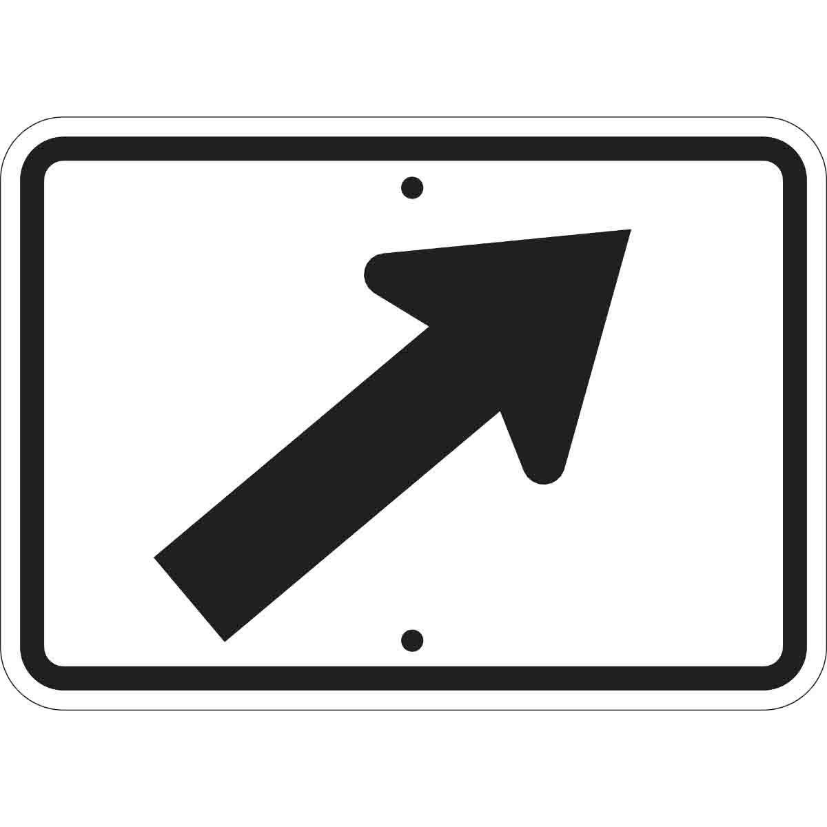 Up Right Arrow Sign
