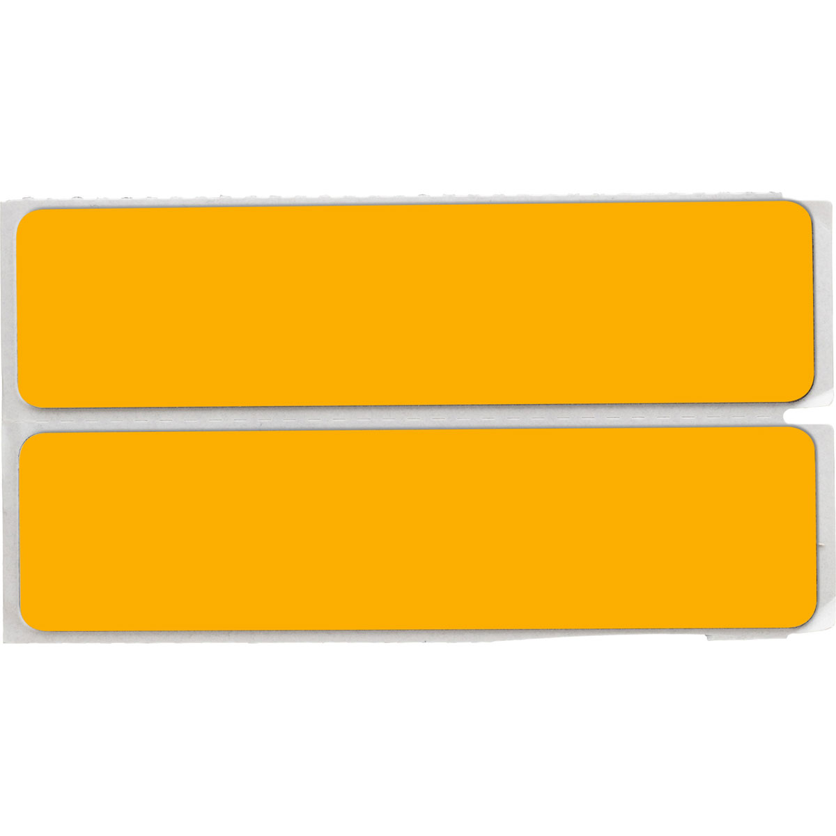 Raised Panel Labels, Rectangular, for 3" Core Printers - 1" x 3", Yellow 4 Raised Panel Labels, Rectangular, for 3" Core Printers - 1" x 3", Yellow