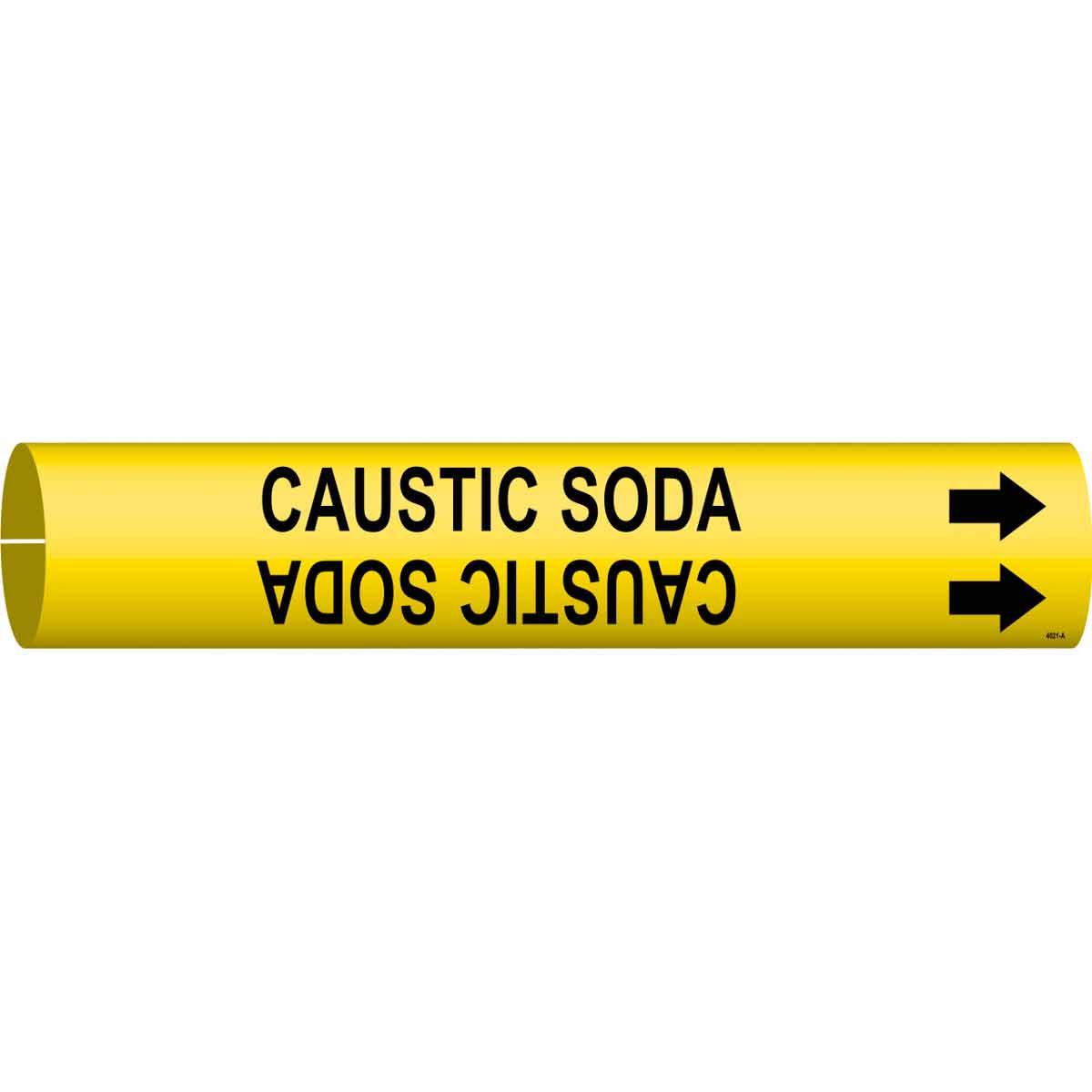 CAUSTIC SODA Snap-On Pipe Marker
