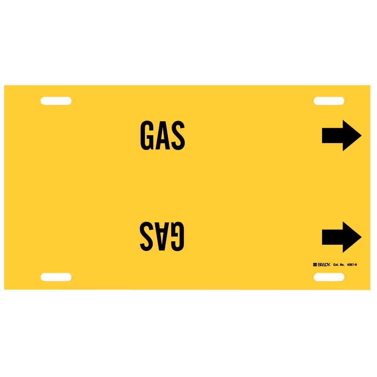 GAS Strap-On Pipe Marker