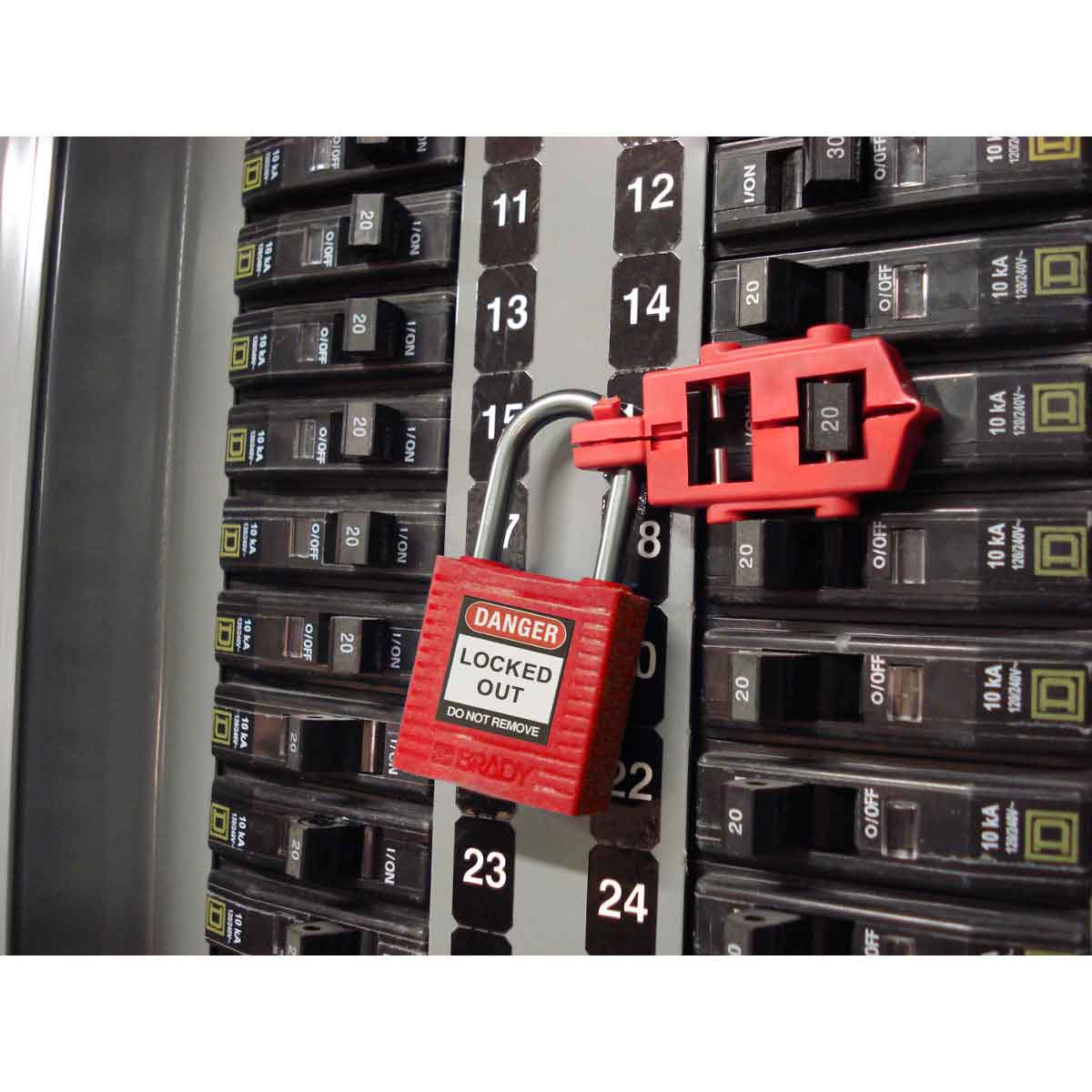 Breaker Lockout Sampler Pouch Kit with 2 Padlocks