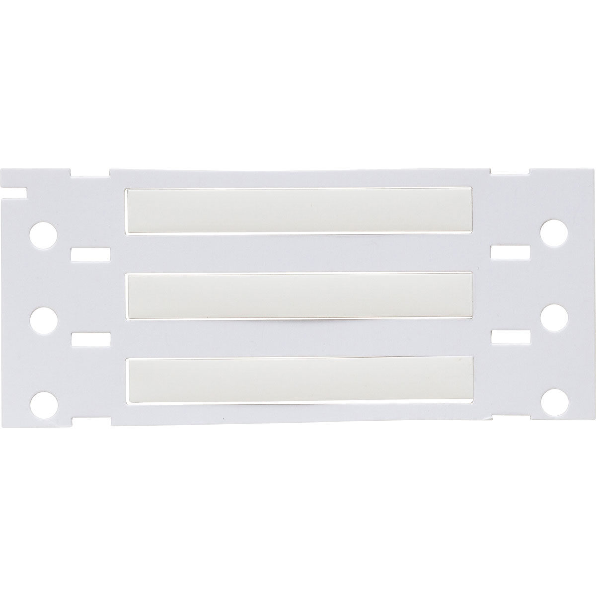 PermaSleeve Heat Shrink Wire and Cable Labels, 1/8" Dia, for 3" Core Printers - 2", White, Double-Sided 4 PermaSleeve Heat Shrink Wire and Cable Labels, 1/8" Dia, for 3" Core Printers - 2", White, Double-Sided