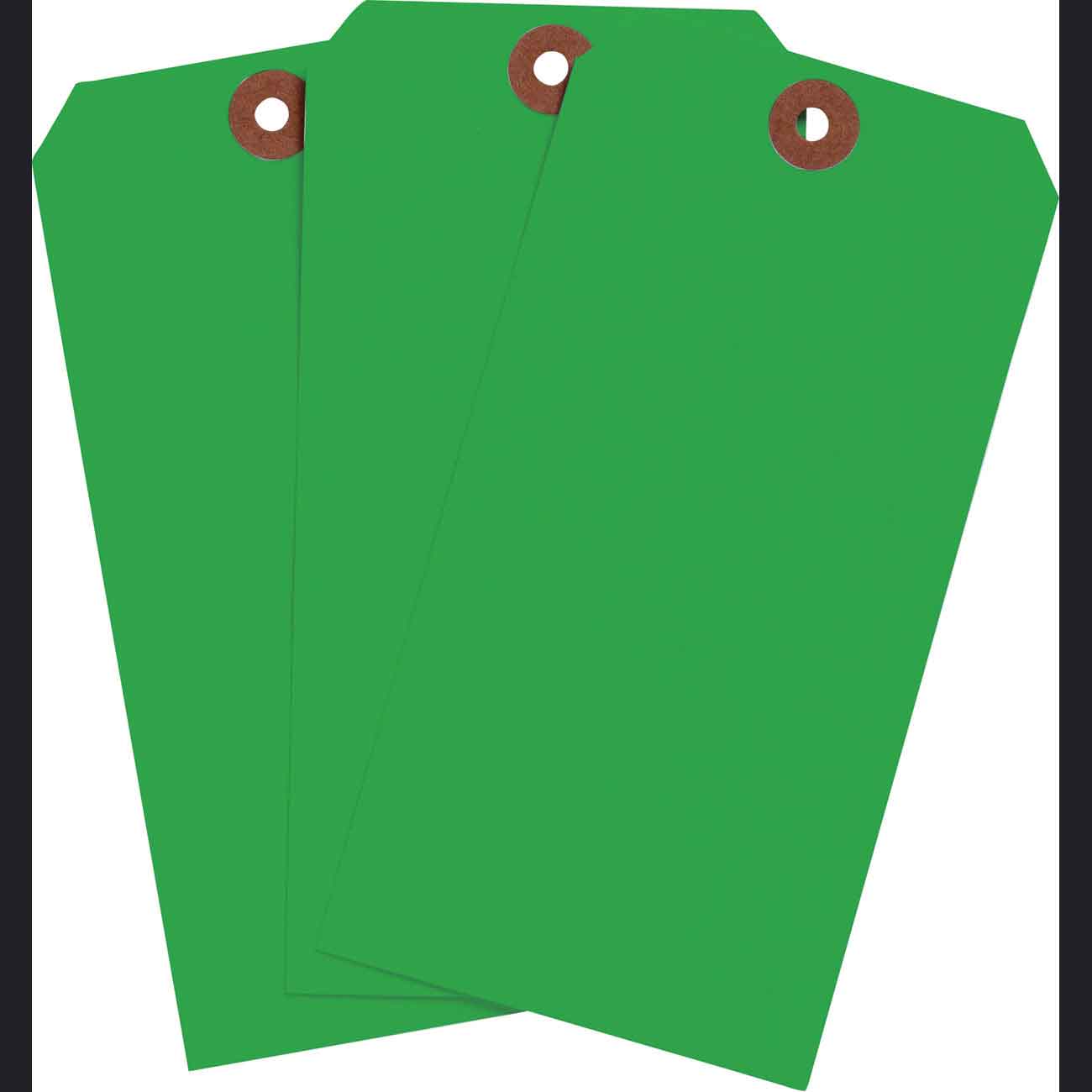 Blank Heavy Duty Dark Green Tags