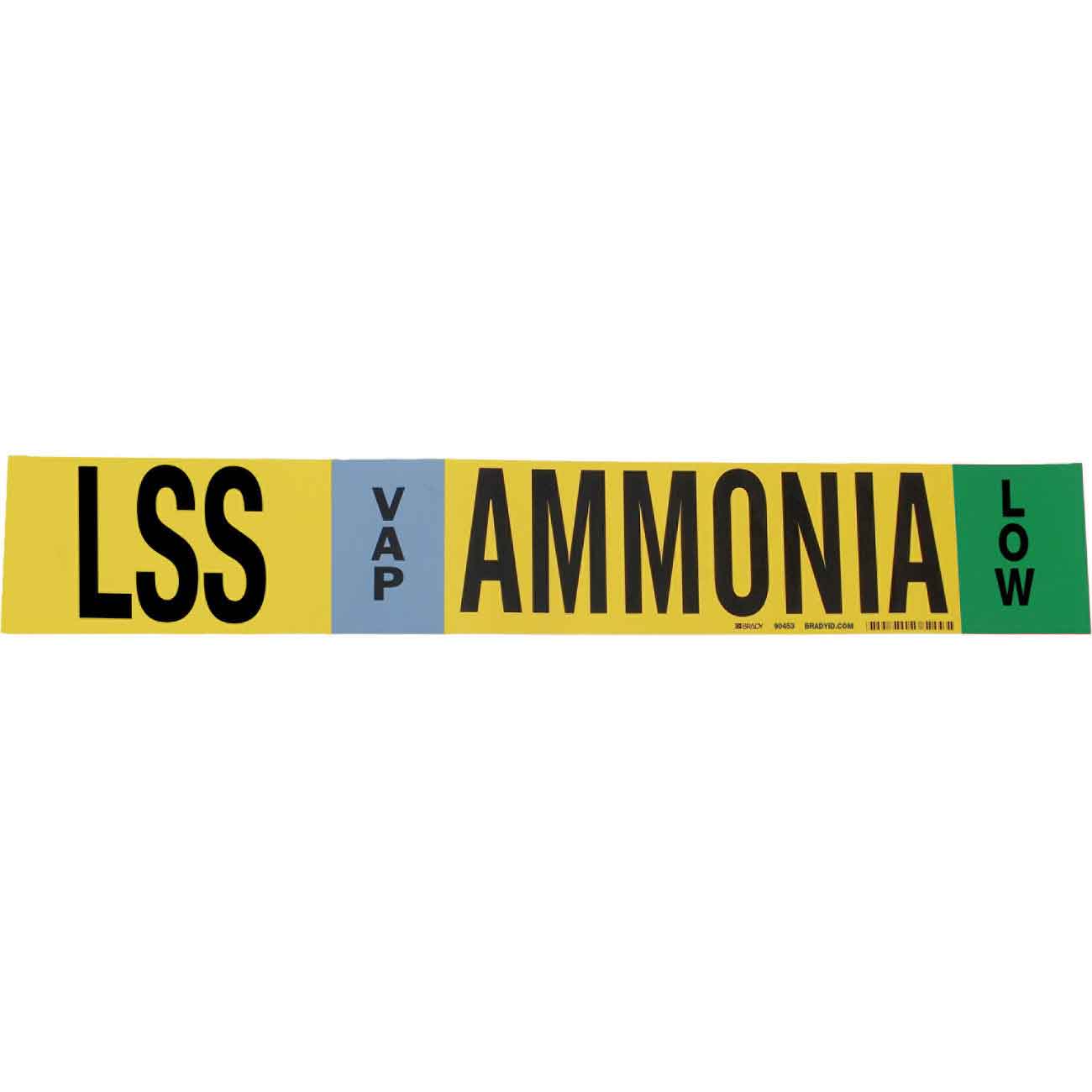 LSS VAP AMMONIA LOW Pipe Marker