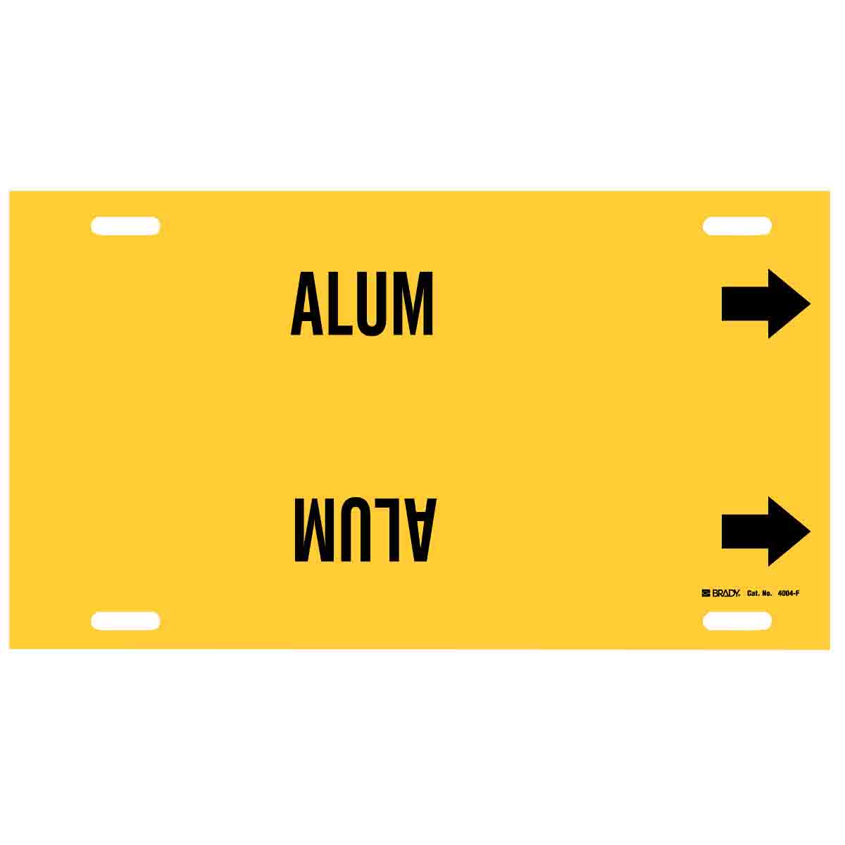 ALUM Strap-On Pipe Marker