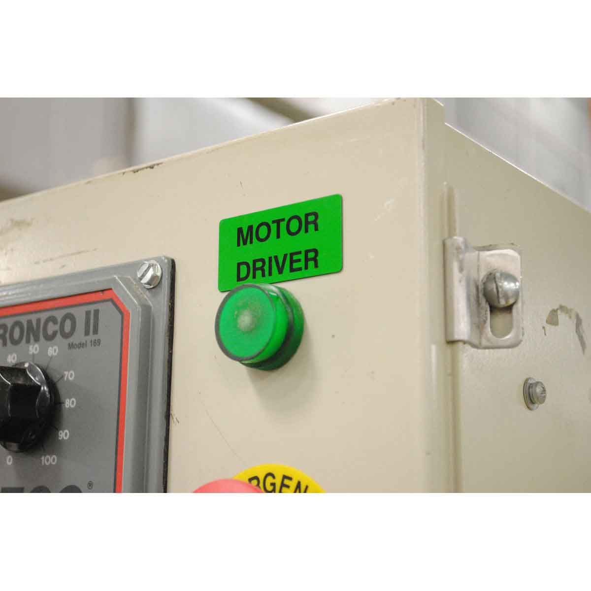 Raised Panel Labels for B30 Printers - 2.5" x 3", Green