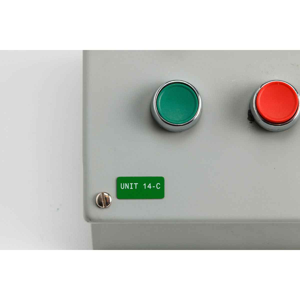 Raised Panel Labels for B30 Printers - 2.5" x 3", Green