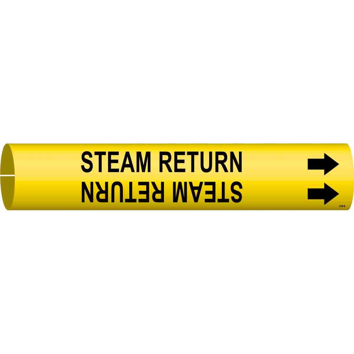 STEAM RETURN Snap-On Pipe Marker
