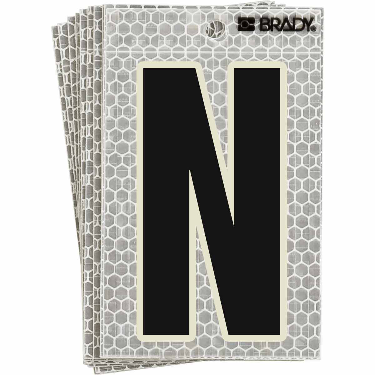 3" Glow in the Dark Ultra Reflective Numbers and Letters