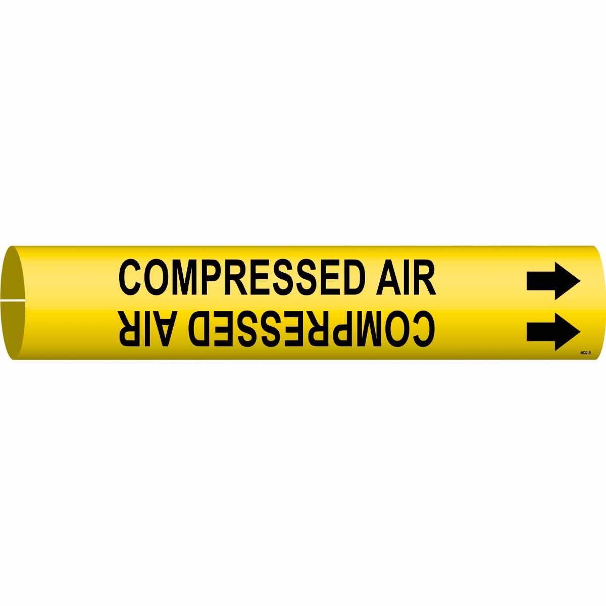 COMPRESSED AIR Snap-On Pipe Marker