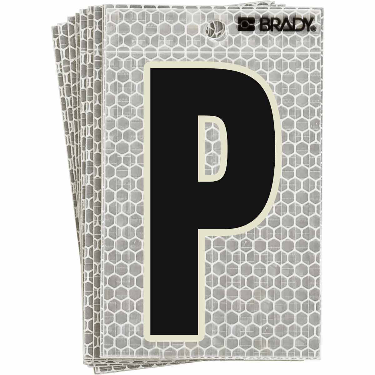 5" Glow in the Dark Ultra Reflective Numbers and Letters