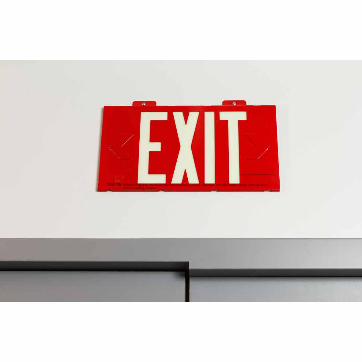 BradyGlo Exit Sign