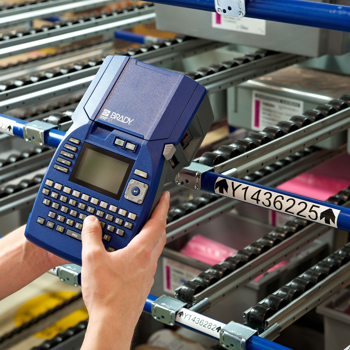 BMP51 Label Printer with AC Adapter and Hard Case