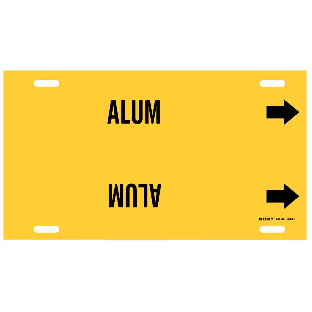 ALUM Strap-On Pipe Marker