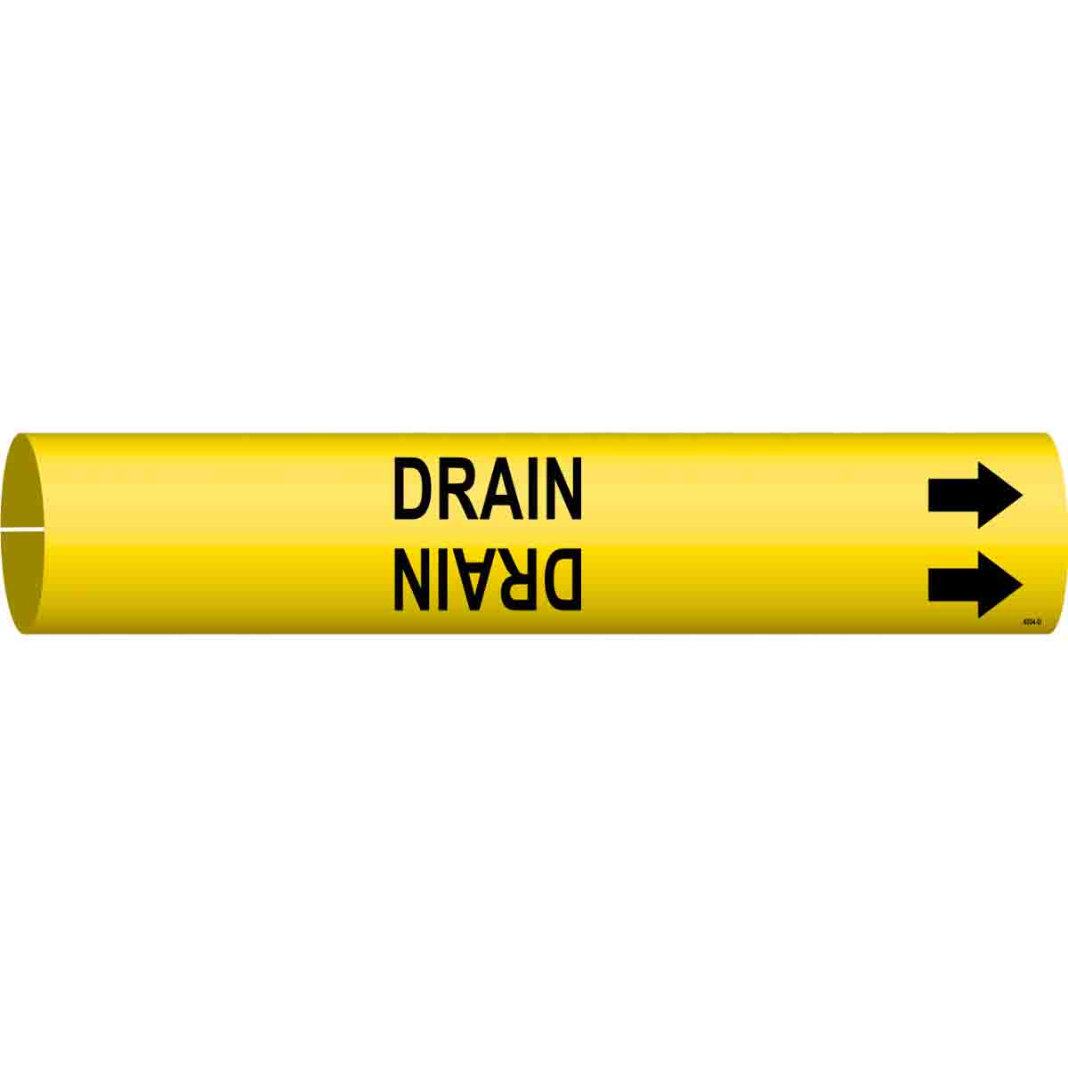 DRAIN Snap-On Pipe Marker