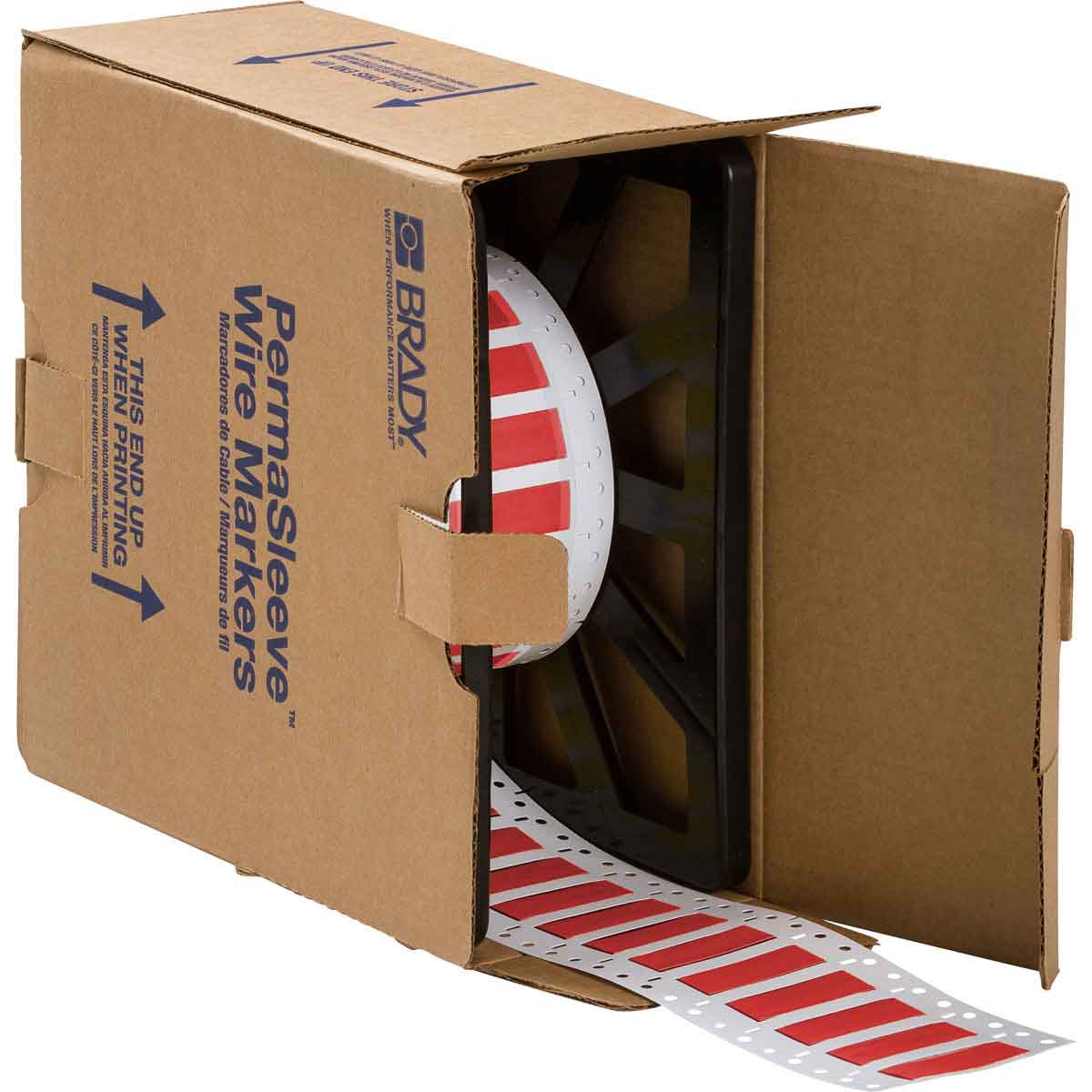 3" Core PermaSleeve Heatex Polyolefin 8 to 4 Gauge Wire Marking Sleeves